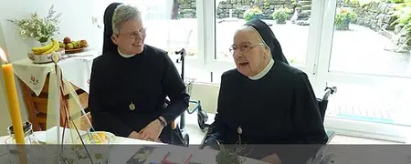 Schwester Fridburgis Hess, die älteste Clemensschwester feiert ihren 100. Geburtstag