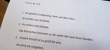 Besuch in der Synagoge Besuch in der Synagoge